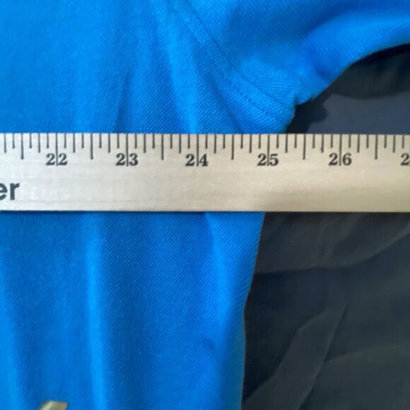 Peter Millar Polo Shirt Mens 2XL XXL Solid AQUA Blue Golf Perfect Pique Cotton - Picture 5 of 7